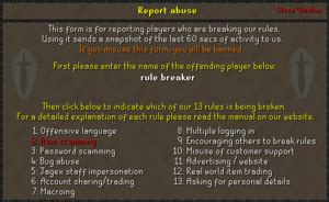 osrs rules|Code of Conduct .